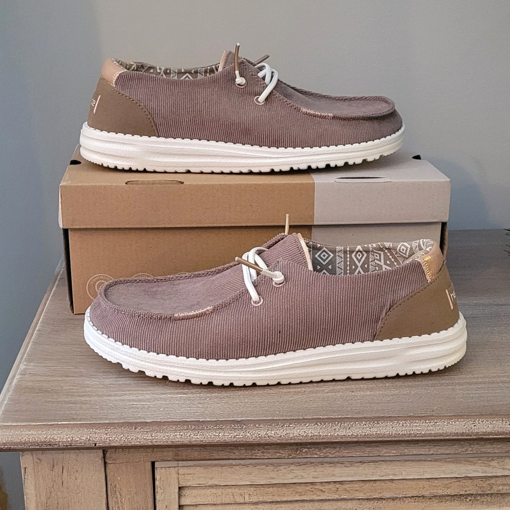 NWB Hey Dude Corduroy Shoes
